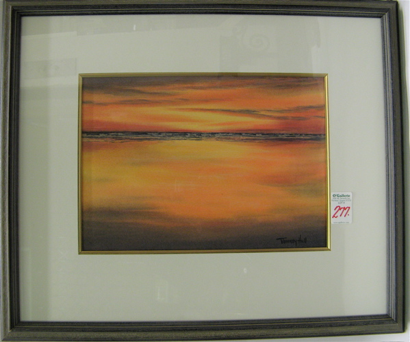 Appraisal: JEFFREY HULL WATERCOLOR ON PAPER Oregon th century titled Sunset