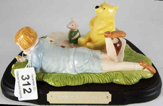 Appraisal: Royal Doulton Figures Winnie The Pooh Tableau Summers Day Picnic