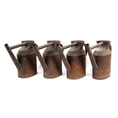 Appraisal: Four copper watering cans cm high see illustration