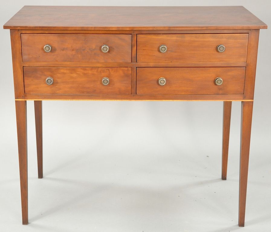 Appraisal: Eldred Wheeler cherry sideboard ht in top x Eldred Wheeler