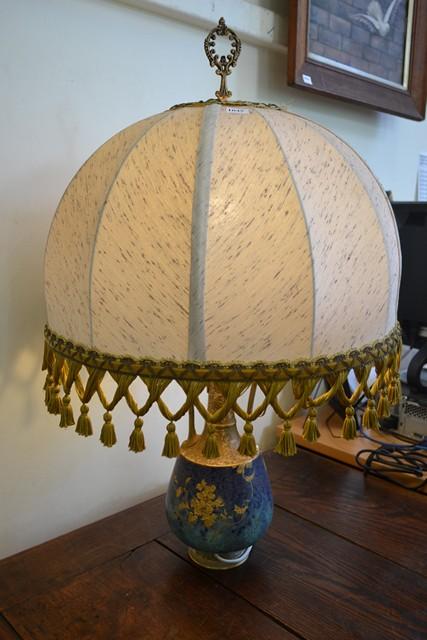 Appraisal: DOULTON BURSLEM GILDED LAMP BASE ALL FAULTS