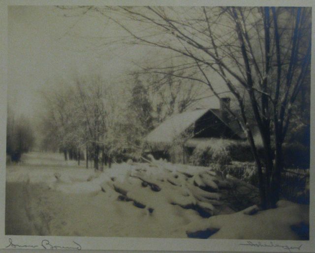 Appraisal: Frank Hohenberger Indiana - x photograph signed lower right titled