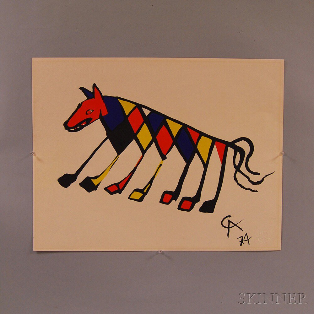 Appraisal: Alexander Calder American - Beastie from THE FLYING COLORS COLLECTION