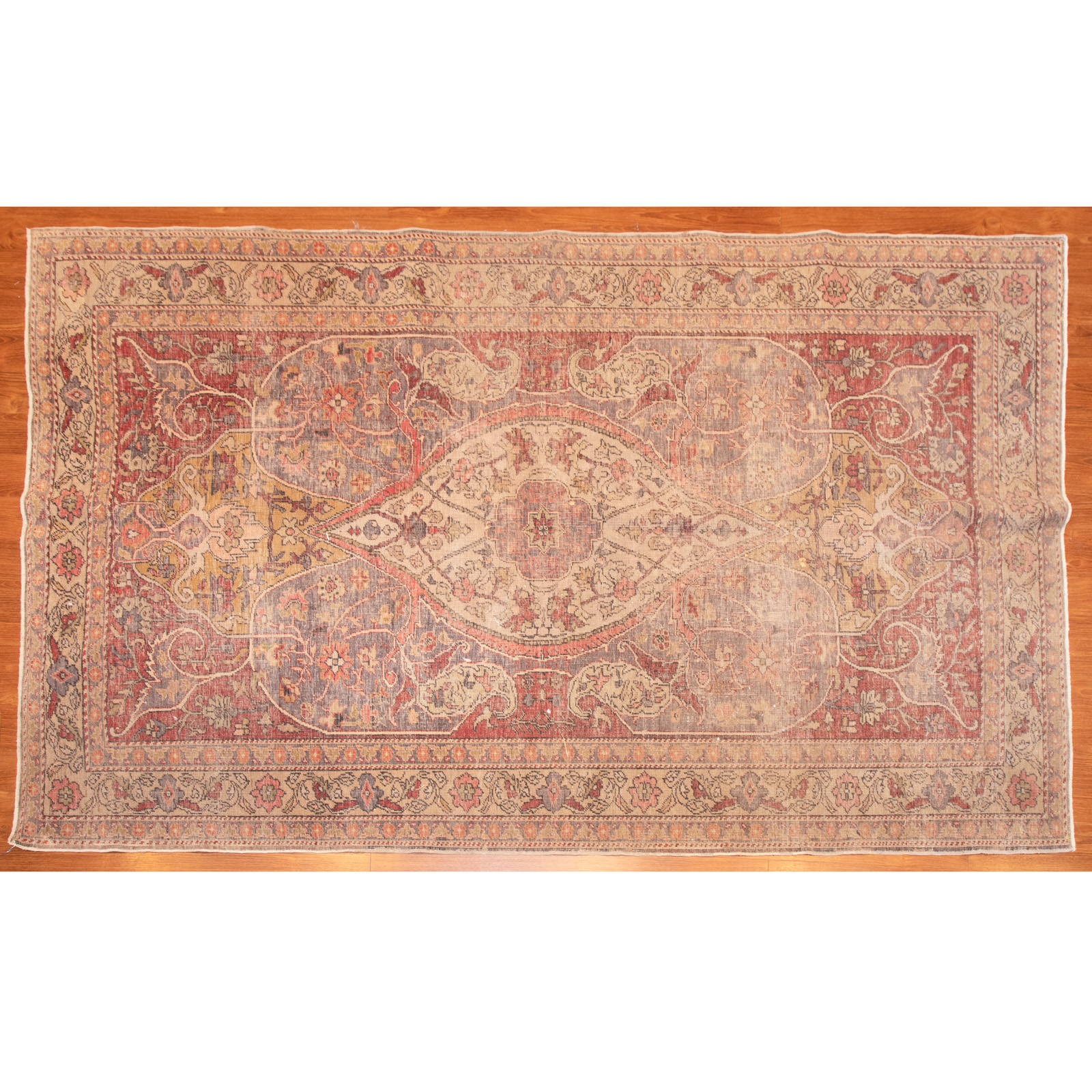 Appraisal: SEMI-ANTIQUE KONYA LADIK RUG TURKEY X Second quarter- th century