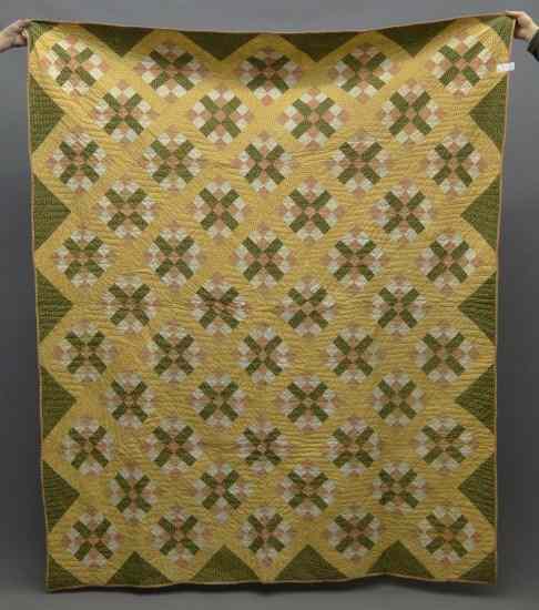 Appraisal: th c patch variation quilt '' x ''