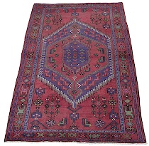 Appraisal: A Malayer Carpet ca early mid th Century Large triple