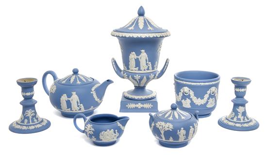 Appraisal: Sale Lot A Collection of Wedgwood Jasperware Articles th century