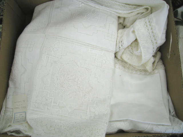 Appraisal: Fine Lot of Estate Linens