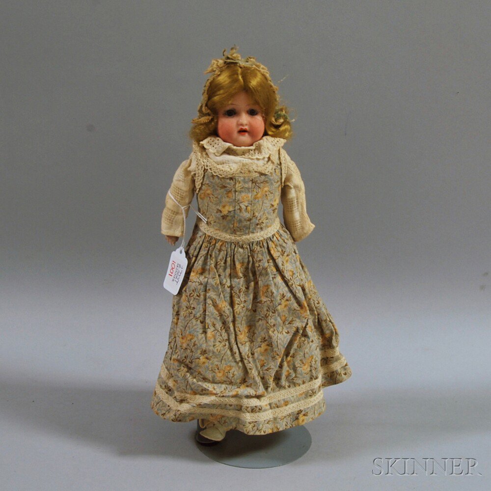 Appraisal: Bisque Shoulder Head Doll Germany late th century back of