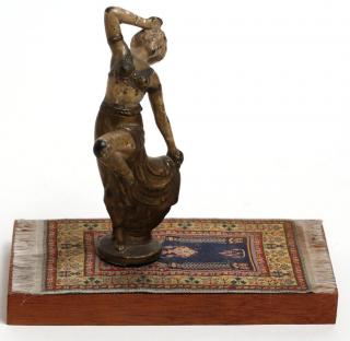 Appraisal: Austrian Cold Depicting a dancer in mid-step holding her skirt