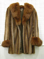 Appraisal: A marmot fur coat Size L-XL In good condition