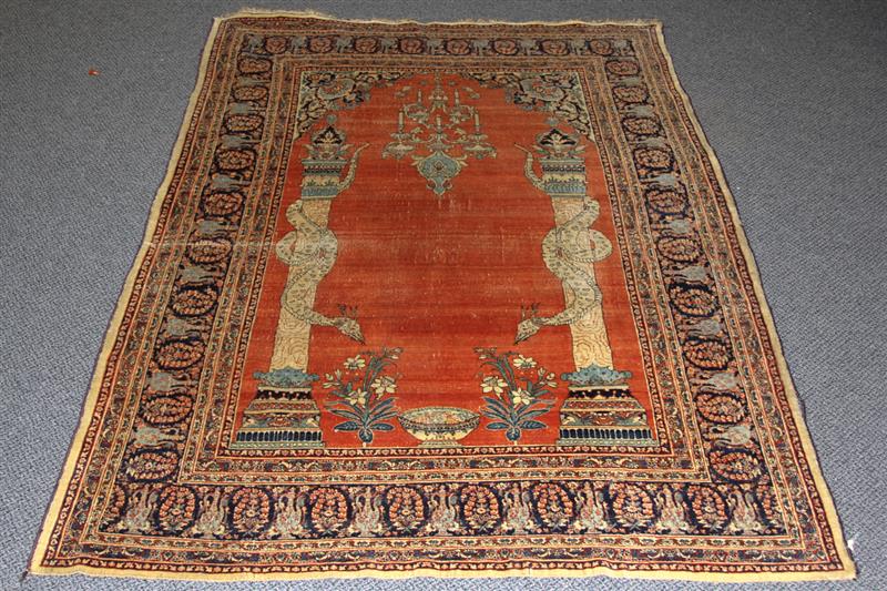 Appraisal: Handmade imported Persian Iran Lillihan oriental rug Circa ' x