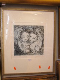 Appraisal: DAVID BOYD DUET COLOURED ETCHING