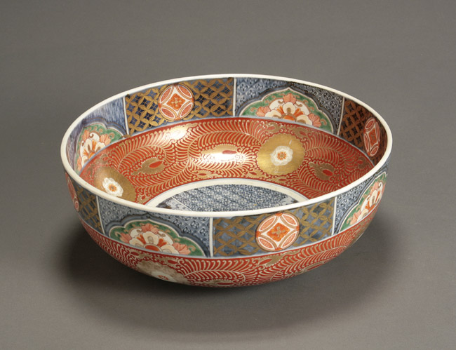 Appraisal: Imari Polychrome and Gilt Bowl Signed Fuki Shuncho Meiji Period