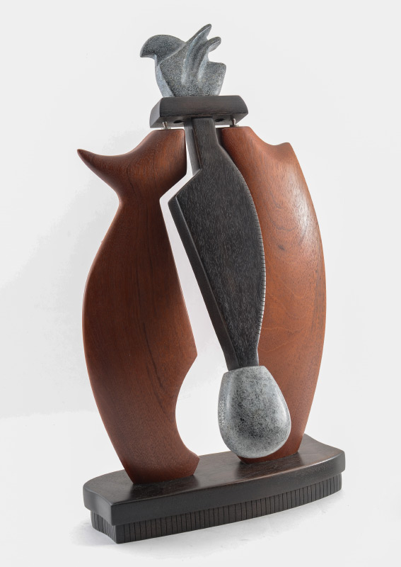 Appraisal: COSTELLO Michael American th C Modern Kinetic Sculpture Wood and