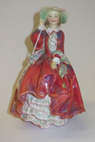 Appraisal: ROYAL DOULTON BONE CHINA FIGURINE Top o' the Hill HN