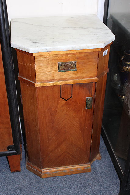 Appraisal: AN EARLY TO MID TH CENTURY POSSIBLY GERMAN POT CUPBOARD