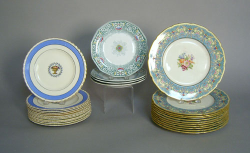 Appraisal: Twelve Myott Staffordshire plates dia together with four Zamara plates