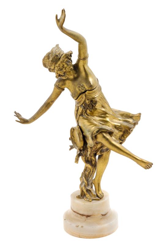 Appraisal: Sale Lot A French Gilt Bronze Figure charlotte monginot -