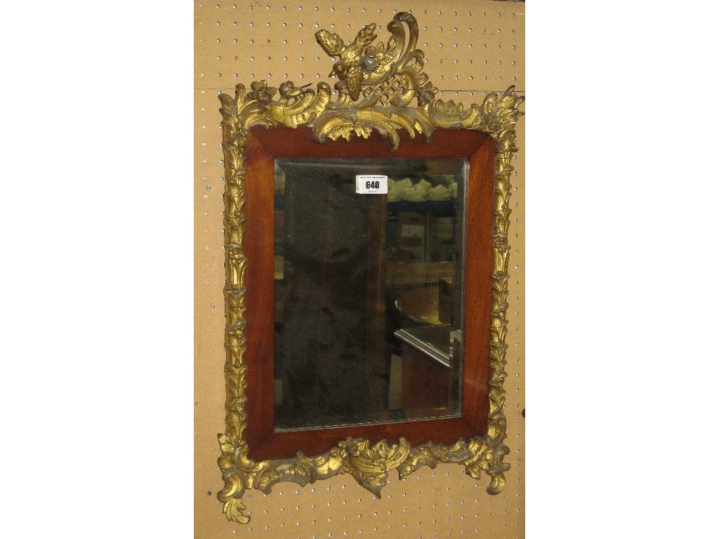 Appraisal: Ornate gilt framed wall mirror