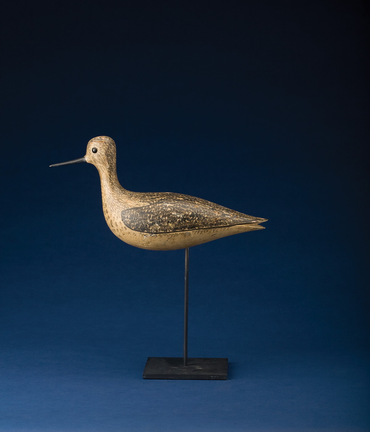 Appraisal: CARVED AND PAINTED YELLOWLEGS SHOREBIRD DECOY BY GEORGE H BOYD