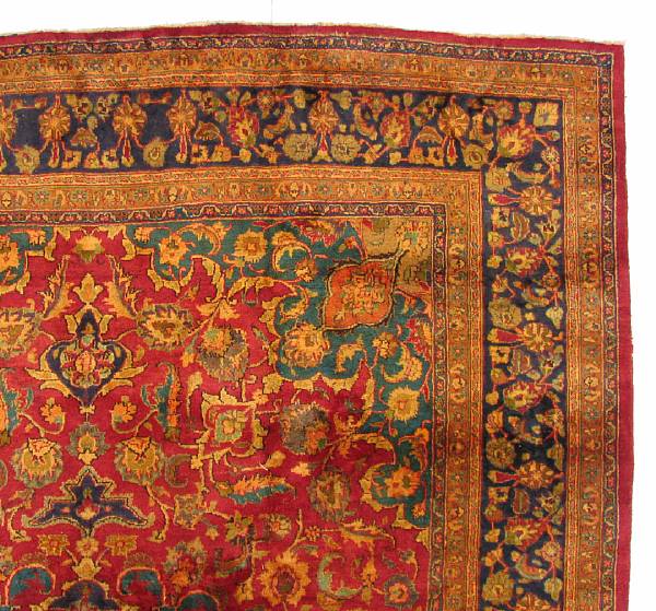 Appraisal: A Tabriz carpet size approximately ft in x ft in