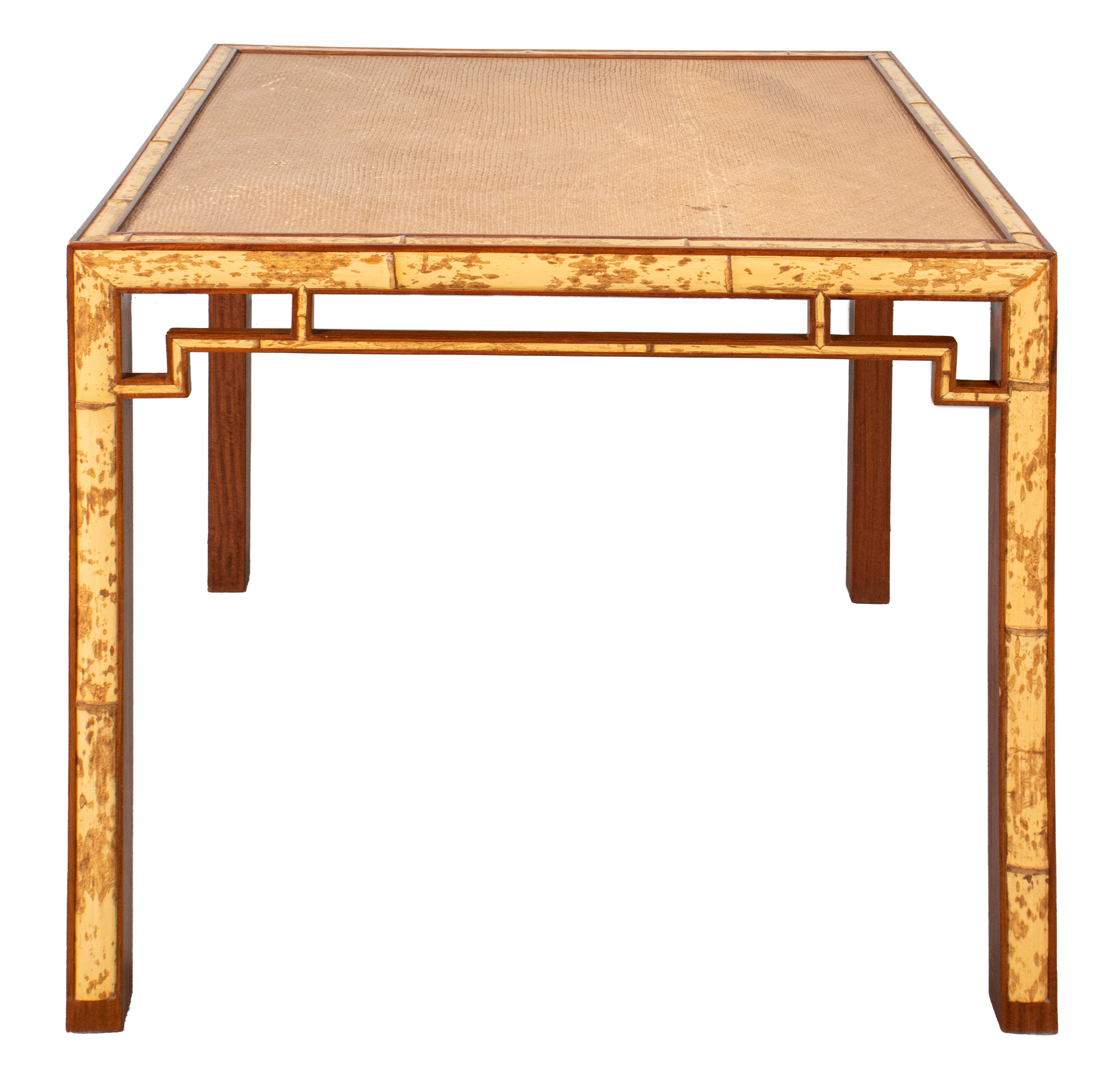 Appraisal: ASIAN MODERN CHINOISERIE GAMES TABLE Asian modern chinoiserie square games