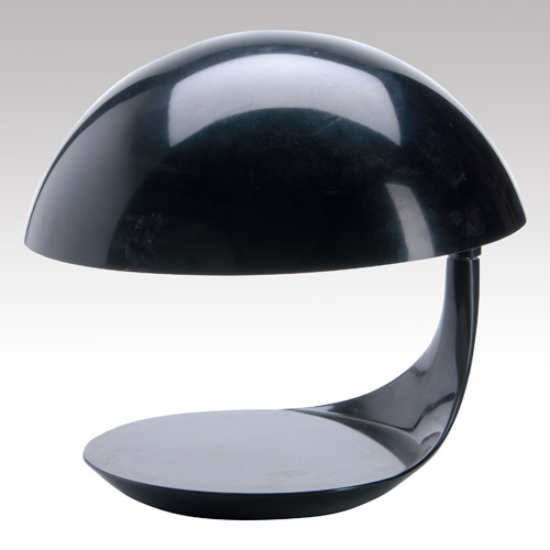 Appraisal: ELIO MARTINELLI MARTINELLI LUCE Cobra swiveling single-socket table lamp in