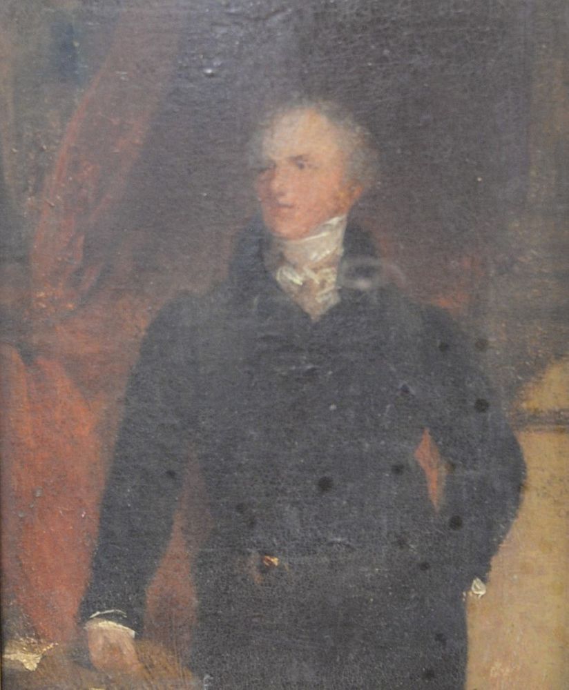 Appraisal: Attributed to Sir Thomas Lawrence English - portrait of Astley