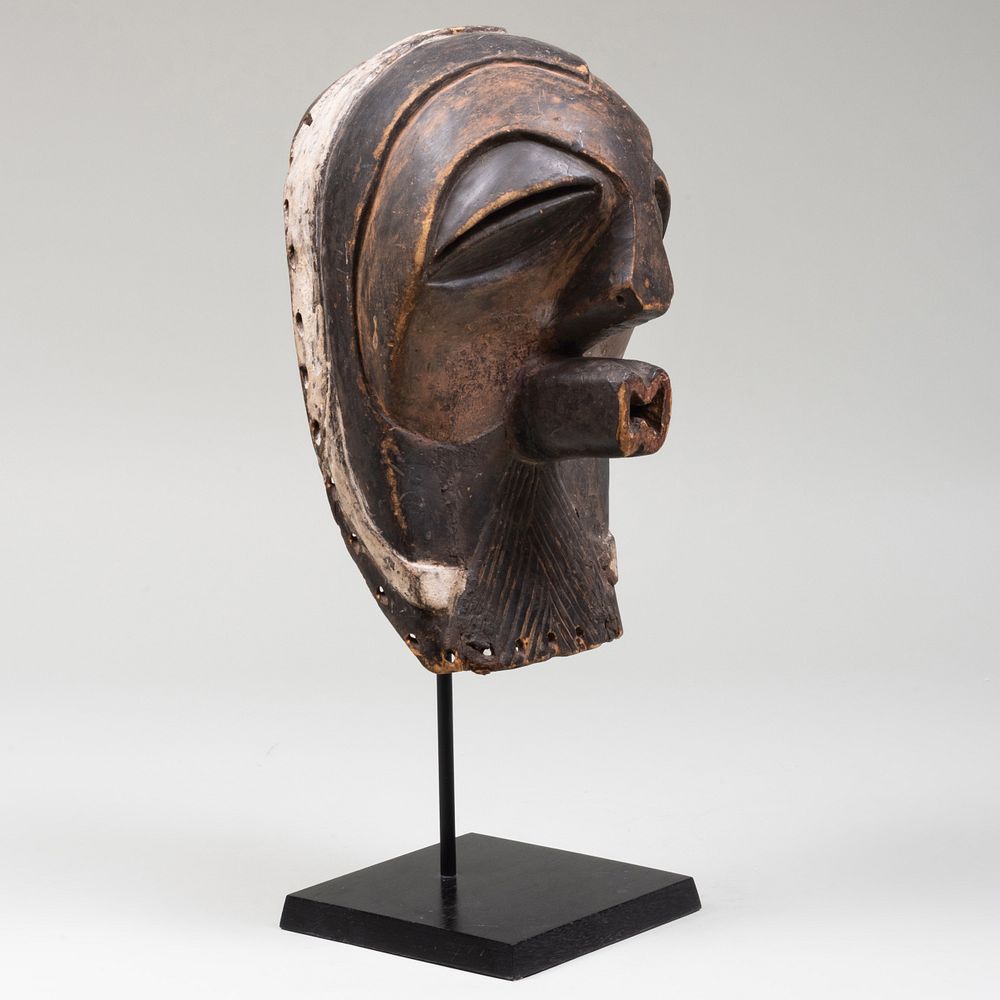 Appraisal: Kifwebe Polychrome Painted Wood Mask Songe Democratic Republic of the