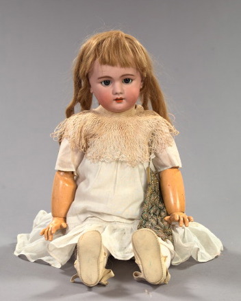 Appraisal: Antique Bebe Jumeau Doll marked DEP with Simon Halbig bisque