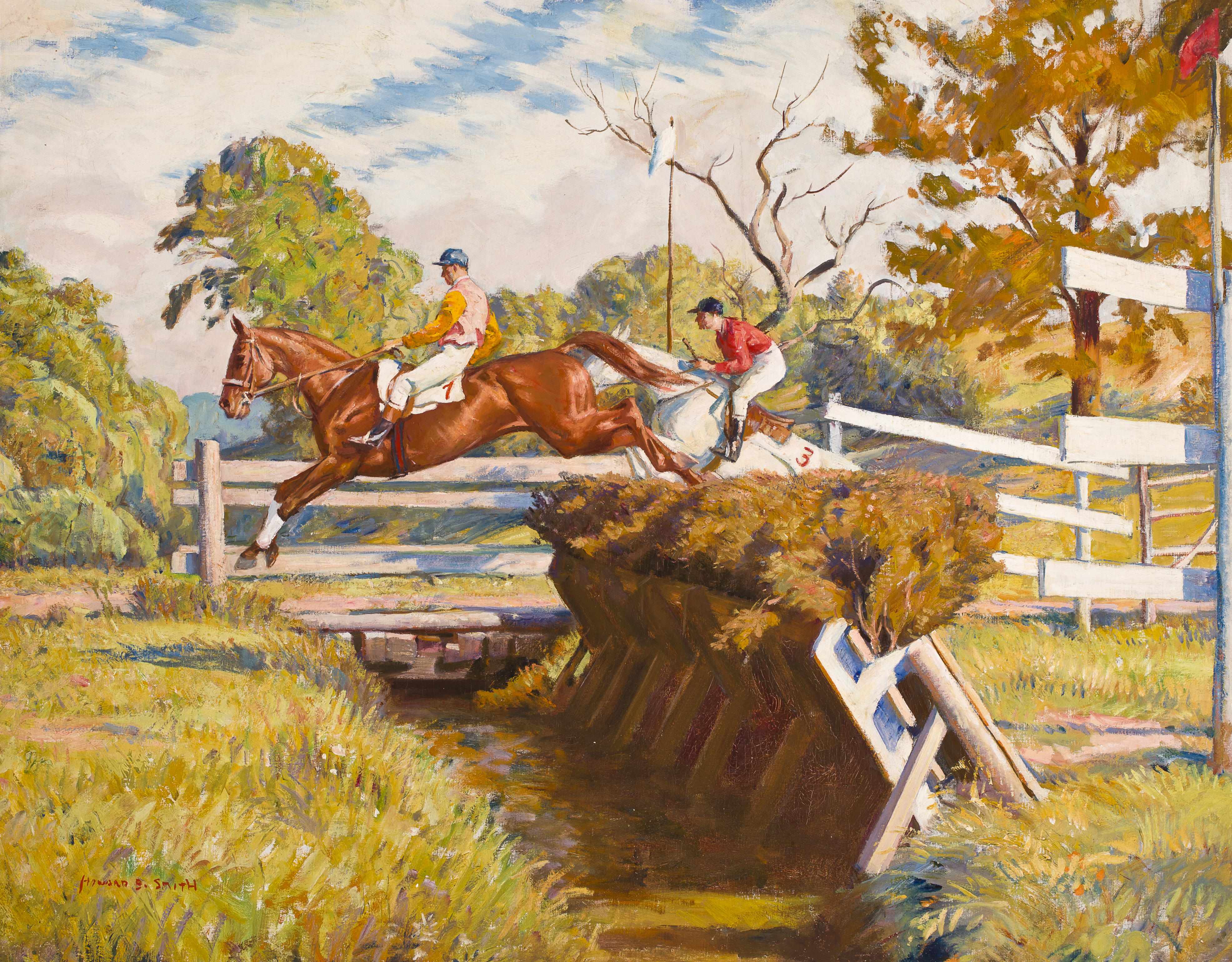 Appraisal: Howard Everett Smith American - The water jump signed 'Howard