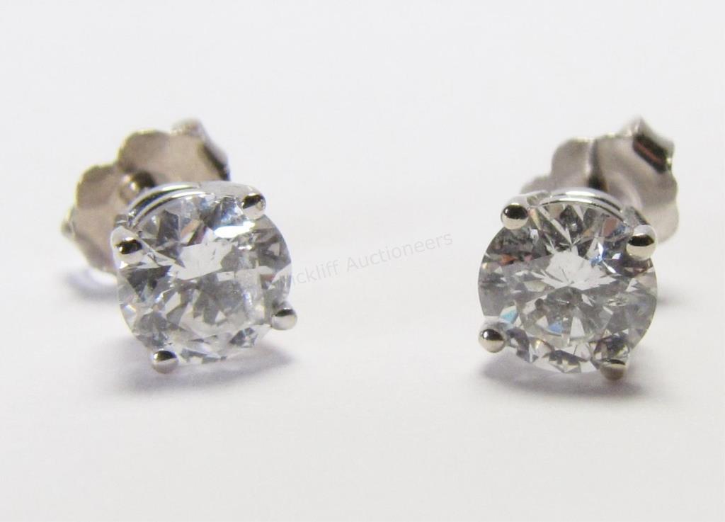 Appraisal: Two round diamonds of I clarity and I-J color each