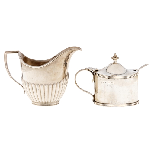 Appraisal: An Edwardian silver cream jug mm h by The Goldsmiths