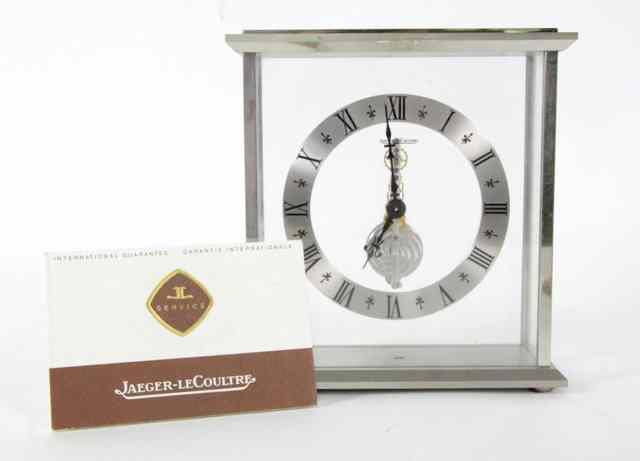 Appraisal: A Jaeger LeCoultre mantel clock cm high