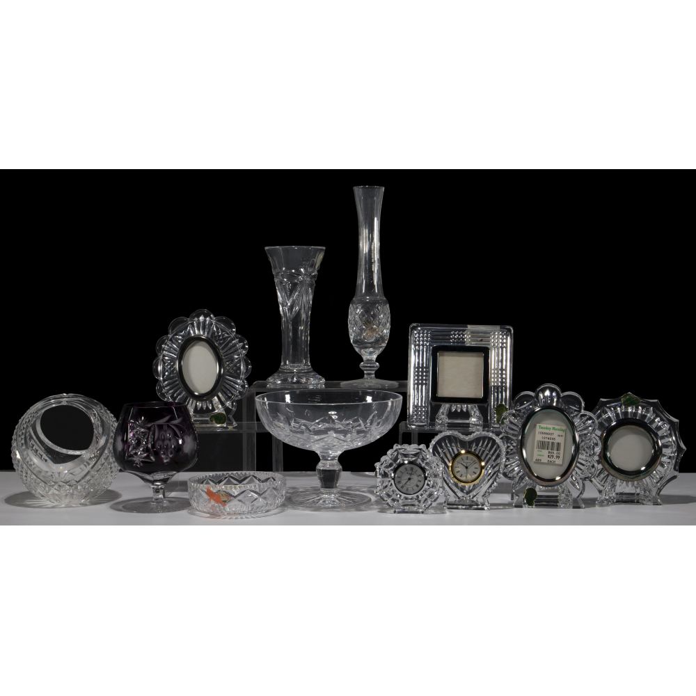 Appraisal: WATERFORD AND ROYAL DOULTON CRYSTAL ASSORTMENT items Waterford including picture