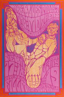 Appraisal: Bill Graham Vintage Rock Posters BG lot of Wes Wilson