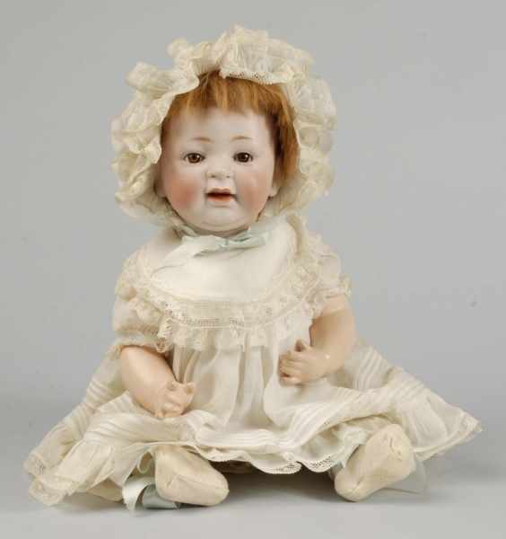 Appraisal: Cute German Bisque Character Baby Doll Description Bisque socket head