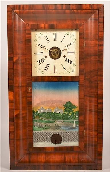 Appraisal: Ogee Case Shelf Clock by J C Brown Bristol CT