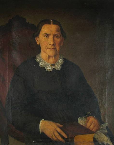 Appraisal: American School late th century A Portrait of Catherine Elizabeth