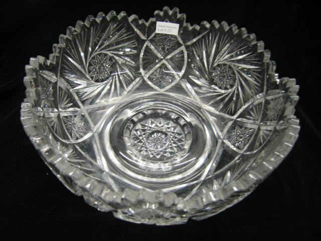 Appraisal: Brilliant Period Cut Glass Bowl