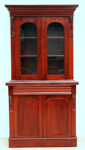 Appraisal: A th century Australian cedar bookcase restorations and re-polished cm