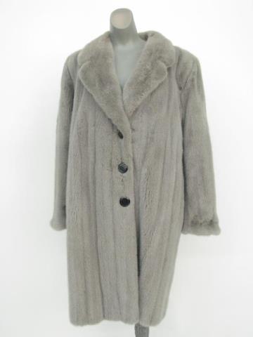 Appraisal: Wm H Harris grey mink coat size or