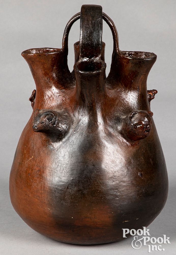 Appraisal: Navajo Indian pottery water jar Faye B Tso - Navajo