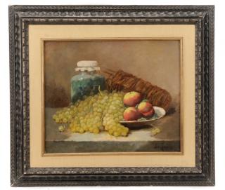 Appraisal: French School Still Life with Blue Jar Signed French School