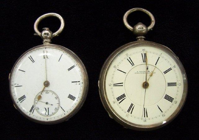 Appraisal: An open faced pocket watch by L Brunner Birmingham initialled