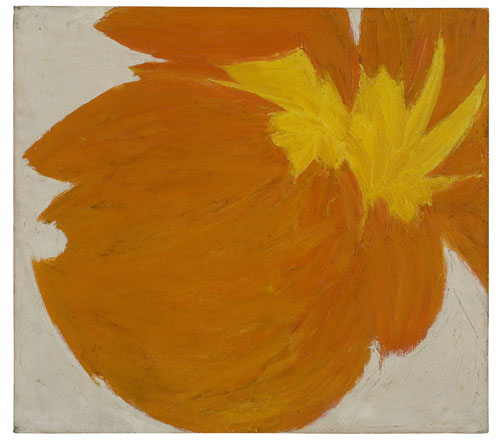 Appraisal: JACK YOUNGERMAN Untitled Floral Study Oil on canvas x mm