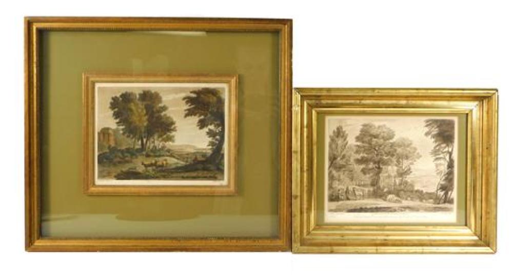 Appraisal: Richard Earlom English - two framed mezzotints after drawings by