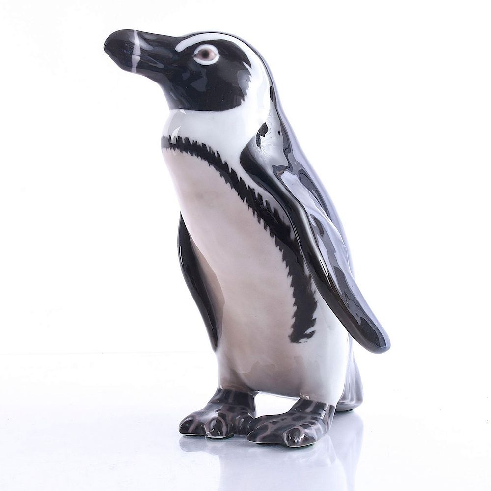 Appraisal: BING GRONDAHL LARGE CERAMIC PENGUIN FIGURINE B G backstamp on