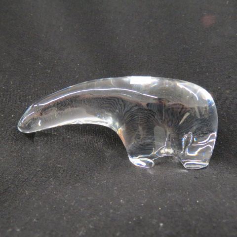 Appraisal: Baccarat Crystal Figurine of a Polar Bear long tall signed